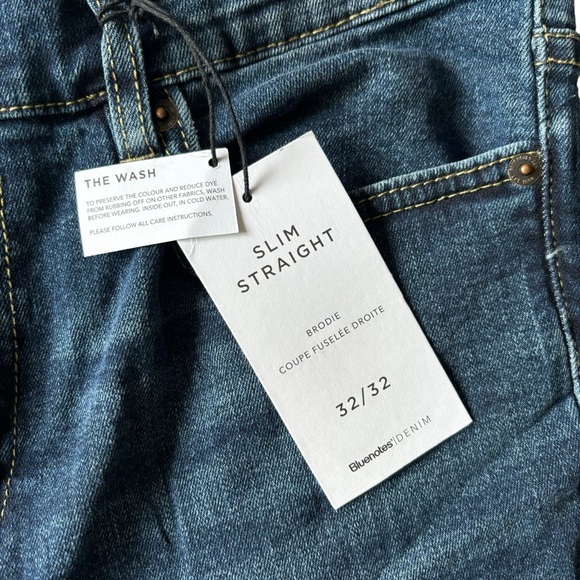 Bluenotes Men’s Brodie Slim Straight Jeans Size 32/32 *NWT* - Picture 8 of 13